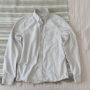 Asket Light Gray Button-Down Shirt
